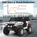 12V Kids' Ride-On Car with Parental Remote Control and Spring Suspension - White - product detail 7
