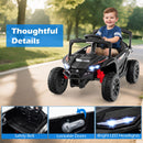 12V Kids' Ride-On Car Electric UTV Truck with Remote Control - Black - product detail 10