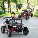 12V Kids' Ride-On Car Electric UTV Truck with Remote Control - Black - product detail 1