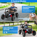 12V Kids' Ride-On Car Electric UTV Truck with Remote Control - Black - product detail 6