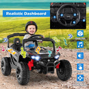 12V Kids' Ride-On Car Electric UTV Truck with Remote Control - Black - product detail 7