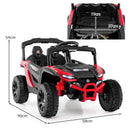 12V Kids' Ride-On Car Electric UTV Truck with Remote Control - Red - product detail 5