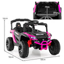 12V Kids' Ride-On Car Electric UTV Truck with Remote Control - Rose - product detail 5