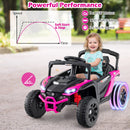12V Kids' Ride-On Car Electric UTV Truck with Remote Control - Rose - product detail 8