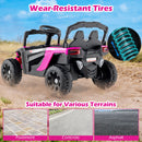 12V Kids' Ride-On Car Electric UTV Truck with Remote Control - Rose - product detail 9