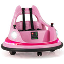12V Battery Powered Kids' Ride-On Bumper Car with Remote Control and Dual Joysticks - Pink - product detail 3