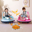12V Battery Powered Kids' Ride-On Bumper Car with Remote Control and Dual Joysticks - Pink - product detail 6