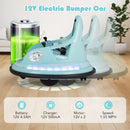 12V Battery Powered Kids' Ride-On Bumper Car with Remote Control and Dual Joysticks - Blue - product detail 8