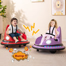 12V Battery Powered Kids' Ride-On Bumper Car with Remote Control and Dual Joysticks - Purple - product detail 6