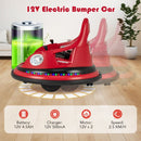 12V Battery Powered Kids' Ride-On Bumper Car with Remote Control and Dual Joysticks - Red - product detail 5