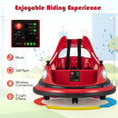 12V Battery Powered Kids' Ride-On Bumper Car with Remote Control and Dual Joysticks - Red - product detail 8