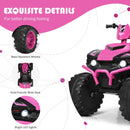 12V Electric Kids Quad ATV Ride-On Car with Music and Bright LED Lights - Pink - product detail 10