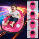 12V Electric Kids' Ride-On Bumper Car with Remote Control for Toddlers 2-5 Years Old - Pink - product detail 10