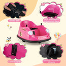 12V Electric Kids' Ride-On Bumper Car with Remote Control for Toddlers 2-5 Years Old - Pink - product detail 3