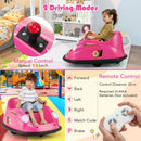 12V Electric Kids' Ride-On Bumper Car with Remote Control for Toddlers 2-5 Years Old - Pink - product detail 6