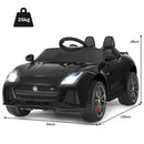 12V Jaguar F-Type SVR Kids' Ride-On Car Battery Powered Car with Remote Control - Black - product detail 4