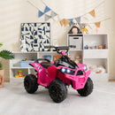 12V Kids' Ride-On ATV with High/Low Speed and Comfortable Seat - Pink - product detail 1
