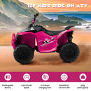 12V Kids' Ride-On ATV with High/Low Speed and Comfortable Seat - Pink - product detail 2