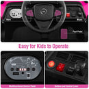 12V Kids' Ride-On Car with Parental Remote and 3 Speeds - Pink - product detail 5