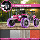 12V Kids' Ride-On Car with Parental Remote and 3 Speeds - Pink - product detail 7