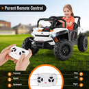 12V Kids' Ride-On Car with Parental Remote and 3 Speeds - White - product detail 3