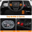 12V Kids' Ride-On Car with Parental Remote and 3 Speeds - White - product detail 5