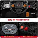 12V Kids' Ride-On Car with Parental Remote and 3 Speeds - Black - product detail 4
