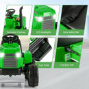 12V Kids' Ride-On Tractor with Trailer and Remote Control for 3-8 Years Old Toddlers - Green - product detail 11