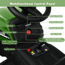 12V Kids' Ride-On Tractor with Trailer and Remote Control - Dark Green - product detail 5