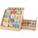 2-in-1 Kids Bookshelf & Toy Storage Organizer, Storage Rack – product image 10