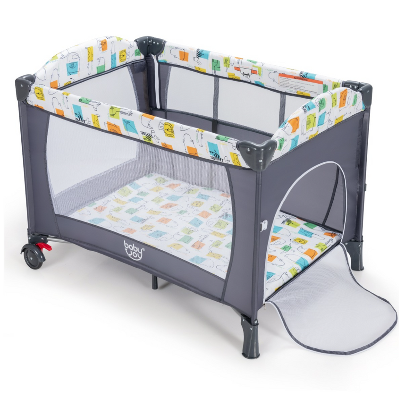 Rever Bebe 5-in-1 Adjustable Bedside Portacot/travel cot with Changing Table