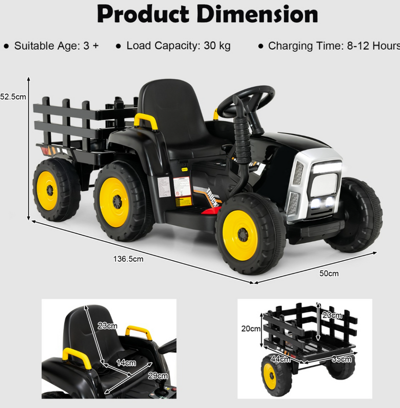 Ride on battery tractor on sale