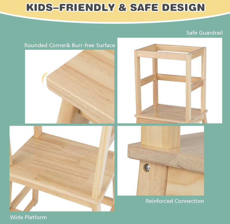 Rever Bebe 2  in 1 Montessori Learning Tower