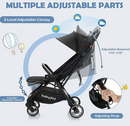 Rever Bebe Joy Lightweight Baby Stroller, Compact Travel Stroller