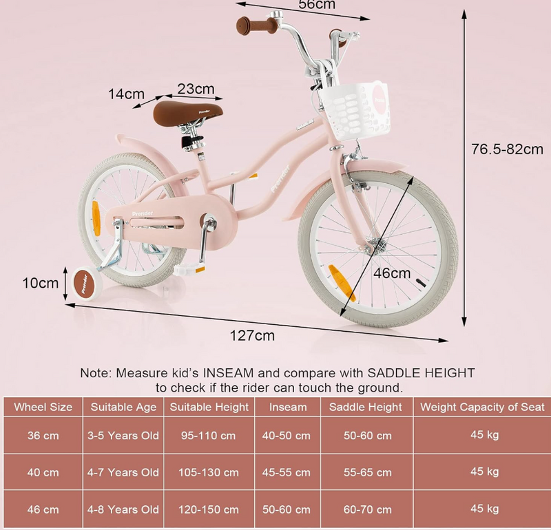 Rever Bebe first Kids bike with training Wheels