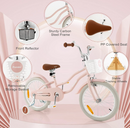 Kids First Bike with Basket and Training Wheels
