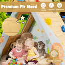 Rever Bebe 2-in-1 Kids Play Tent with Wooden Climbing Triangle