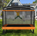 Kids Trampoline with Swing and Enclosure