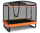 Kids Trampoline with Swing and Enclosure