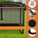 Kids Trampoline with Swing and Enclosure
