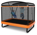 Kids Trampoline with Swing and Enclosure
