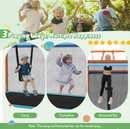 Baby Direct Rectangular 3-in-1 Trampoline Set with Swing and Horizontal Bar