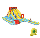 7-in-1 Inflatable Water Park with Dual Long Slides