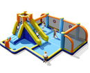 Mega Soccer-Inspired Inflatable Water Slide with Splash Zone (Blower Not Included)