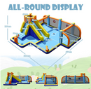 Mega Soccer-Inspired Inflatable Water Slide with Splash Zone (Blower Not Included)