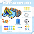 Mega Soccer-Inspired Inflatable Water Slide with Splash Zone (Blower Not Included)