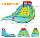 Inflatable Twin-Slide Water Park with Splash Pool
