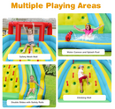 Inflatable Twin-Slide Water Park with Splash Pool