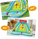 Inflatable Twin-Slide Water Park with Splash Pool