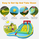 Inflatable Twin-Slide Water Park with Splash Pool